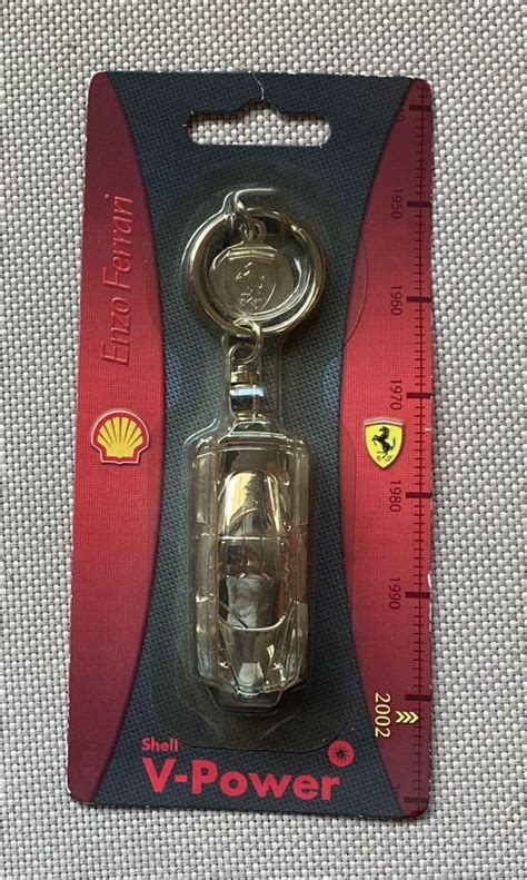 Shell Ferrari Keychain Enzo Ferrari Hobbies Toys Memorabilia