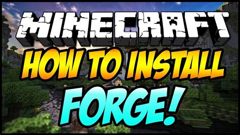 How To Install Minecraft Forge For 1 8 YouTube