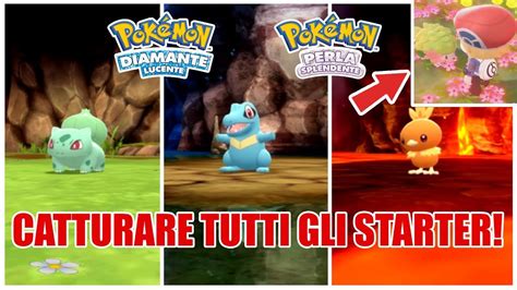 Pokemon Diamante Lucente E Perla Splendente Ottenere Tutti Gli Starter