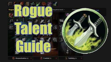 Hardcore Rogue Talent Guide For Leveling Classic WoW YouTube