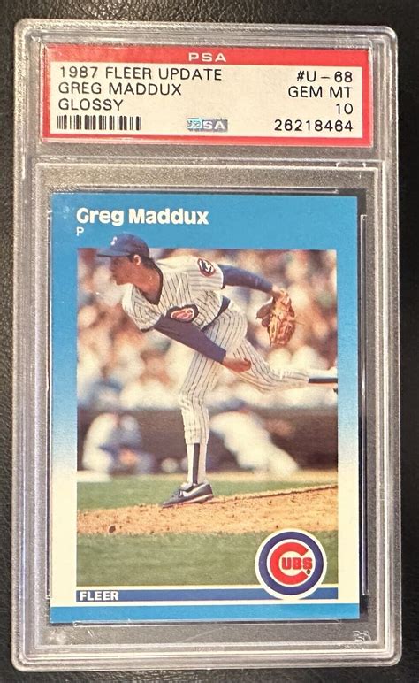 Greg Maddux Fleer Update U Glossy Price Guide Sports Card