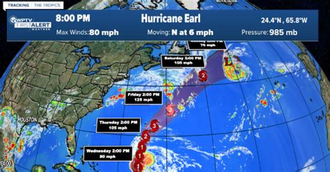 Tropical Storm Earl becomes hurricane; second of the season