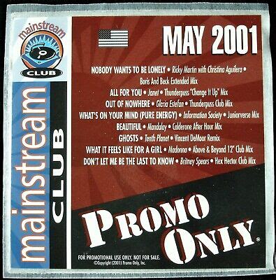 Promo Only Mainstream Club May Dj Promo Cd Compilation Madonna