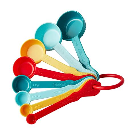 The Pioneer Woman 8 Piece Plastic Measuring Spoons Set