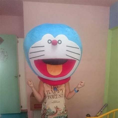 Real Life Size Doraemon Mascot, Hobbies & Toys, Toys & Games on Carousell