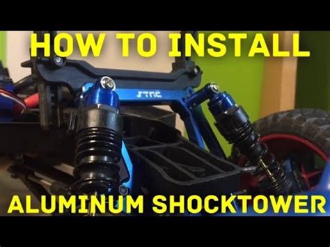 How To Change Traxxas Slash Shock Tower Youtube