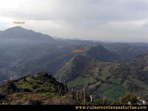 RUTA a los PICOS MAGARRÓN BUSTIELLO y CASTIELLO desde el POLÍGONO DE