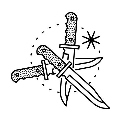 Knife With Blood Drawing at GetDrawings | Free download