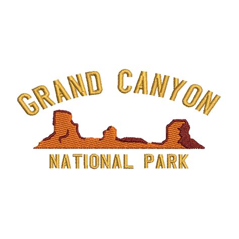 Grand Canyon National Park Logo | City/State Digitized Embroidery ...