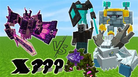 Minecraft Boss Battle Strongest Boss 1vs Minecraft Boss Fight Youtube