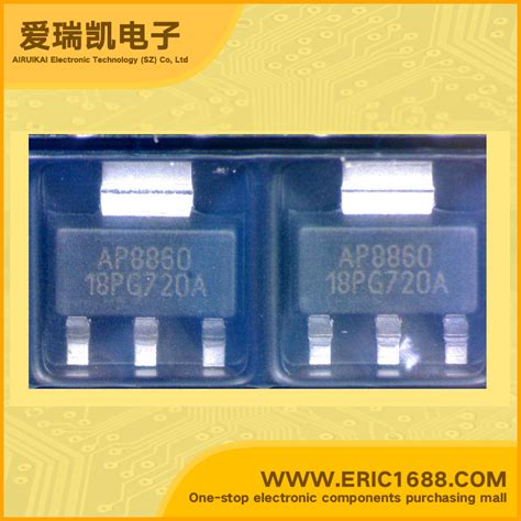 AP8860-18PG LDO Voltage Regulator 1.8V 700mV/0.7V SOT-223 marking ...
