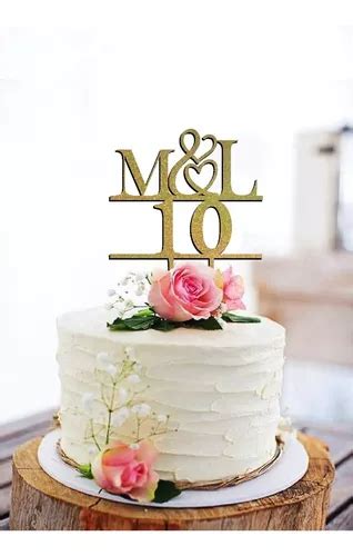 Letrero Pastel Mdf Personalizados Aniversario Cake Topper Mercadolibre