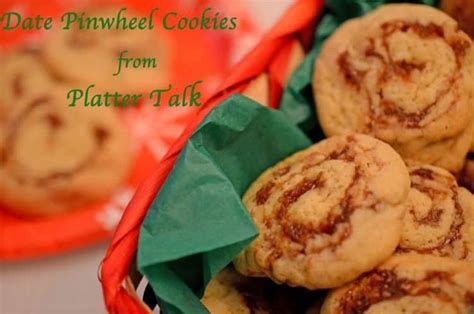 Date Pinwheel Cookies - By Platter Talk