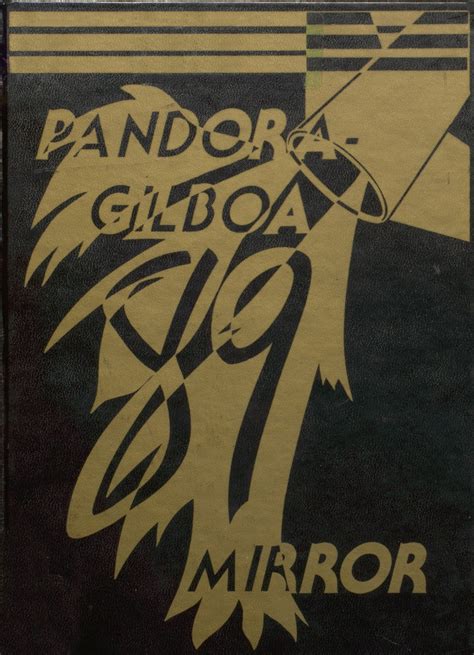 1989 yearbook from Pandora Gilboa High School from Pandora, Ohio for sale