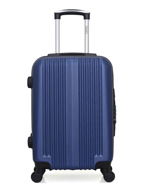 Hero Valise Cabine Abs Lipari Cm Roues Bleu Marine Kiabi Nu