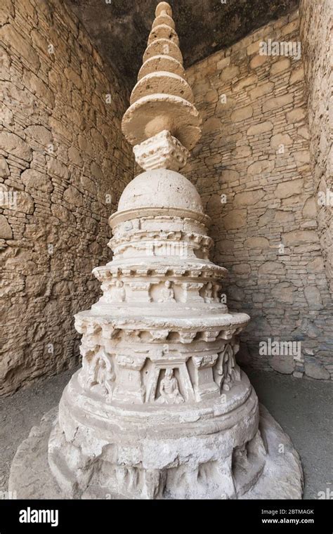 Monumental Votive Stupa At Monastery Of Mohra Moradu Ancient City Of