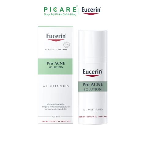 Kem Dưỡng Kiểm Soát Dầu Giảm Mụn Eucerin Pro Acne A I Matt Fluid 50ml