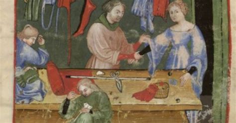 Tailors Seamstresses And Sewing Tools In The Middle Ages And