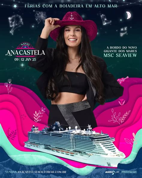 Ana Castela anuncia o Navio Ana Castela Férias a Boiadeira em