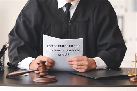 Ehrenamtliche Richter für Verwaltungsgericht Regensburg gesucht