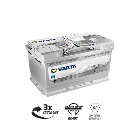 Varta Bateria Auto Silver Dynamic Agm E V Ah A Kuantokusta