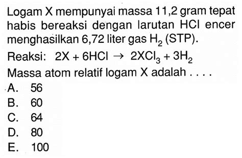 Kumpulan Contoh Soal Massa Atom Relatif Ar Dan Massa Molekul Relatif Mr Kimia Kelas 10