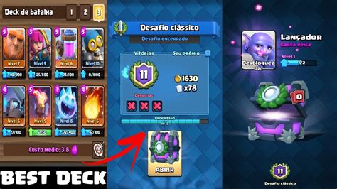 Melhor Deck Para Vencer O Desafio ClÁssico No Clash Royale Youtube