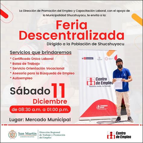 Feria descentralizada con servicios de empleabilidad Campañas