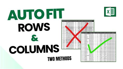 How To Set Autofit For Rows And Columns In Excel 2 Easy Methods