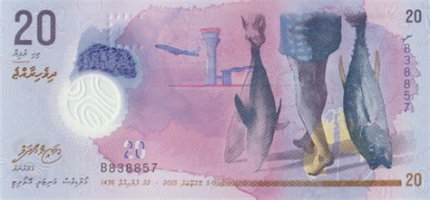 Banknotes Paper Money From Maldives