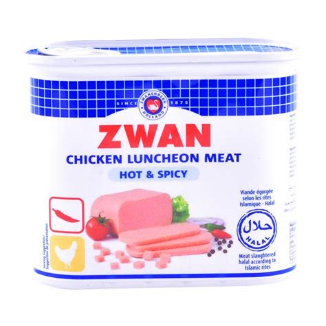 Zwan Chicken Luncheon Meat Hot Spicy Gm