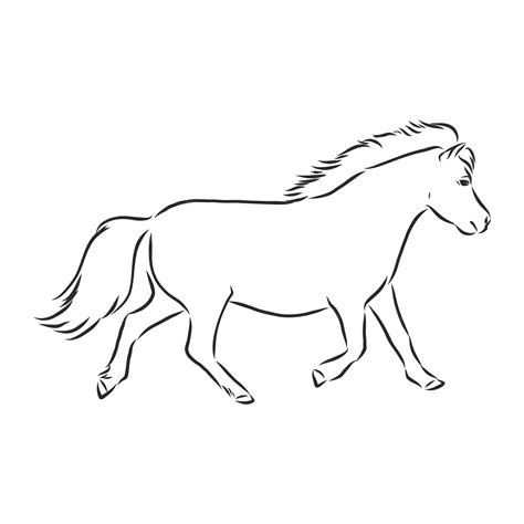 a drawing of a pony 8