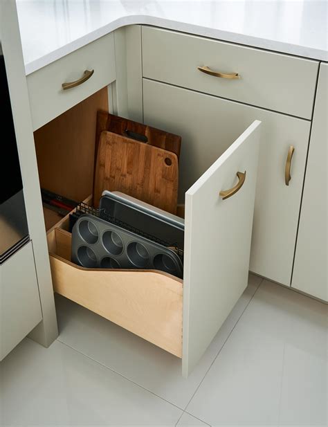 Design Craft Cabinets Pull Out Tray Divider Base