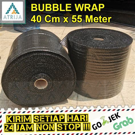 Jual Bubble Wrap Hitam Cm X Meter Plastik Packing Cone