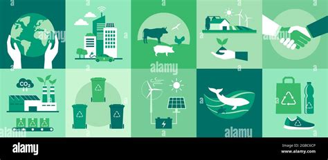 Sustainable Farm Animals Stock Vector Images Alamy