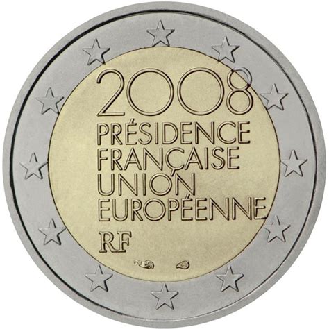 2 Euro Francia 2008 Fdc Presidenza Francese Francia Euro