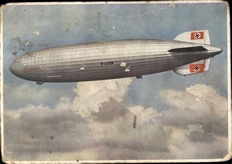 Ansichtskarte Postkarte Luftschiff LZ 129 Hindenburg Akpool De