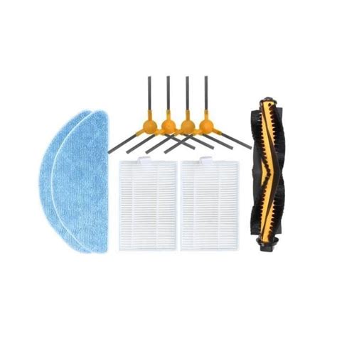 Rouleau Brosse LatéRale Brosse Hepa Filtre Chiffons PièCes de Rechange