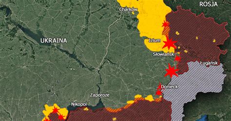 Trwa Ukrai Ska Kontrofensywa Te Tereny Ukrai Cy Odbili Mapy Wiadomo Ci