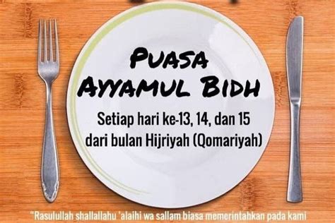 Puasa Ayyamul Bidh Bulan Rabiul Akhir Cek Bacaan Niat Lengkap Arab