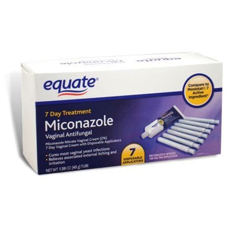 Equate Miconazole Day Treatment Vaginal Antifungal Compare To Monistat