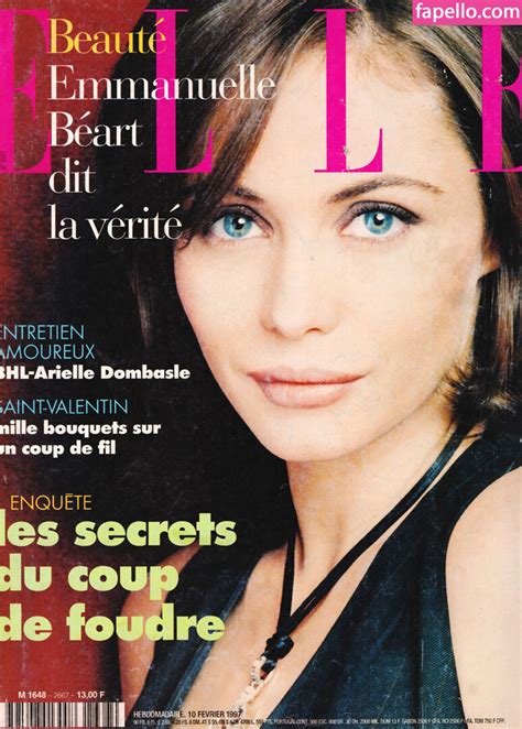 Emmanuelle Béart emmanuellebeart Nude Leaked Photo 11 Fapello