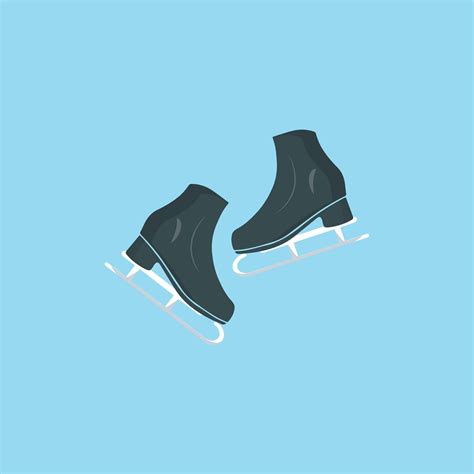 Ice Skates Icon Set Flat Set Of Ice Skates Vector Icons For Web Design