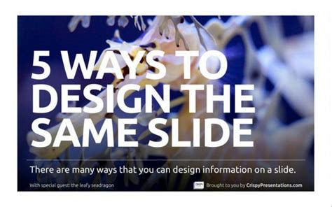 SOLUTION Five Killer Ways To Design The Same Slide Studypool