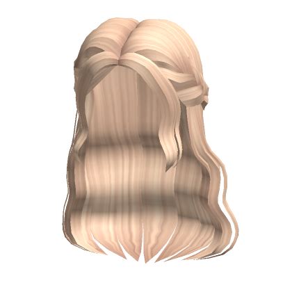 Braided Wavy Hair In Blonde Roblox Item Rolimon S