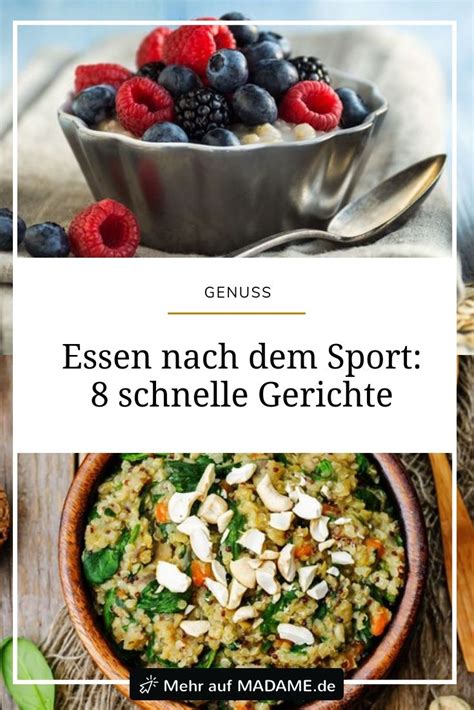 Experte Das Ist Das Beste Essen Nach Dem Sport Einfache Gerichte