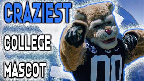 The Craziest Mascot In College Sports Byu S Cosmo The Cougar Youtube