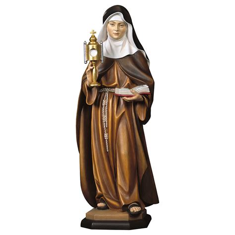 st clare  assisi  eucharistic reliquary st galleria san pietro
