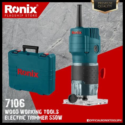 New RONIX MODEL 7106 WOOD WORKING TOOLS ELECTRIC TRIMMER 550W HIGH