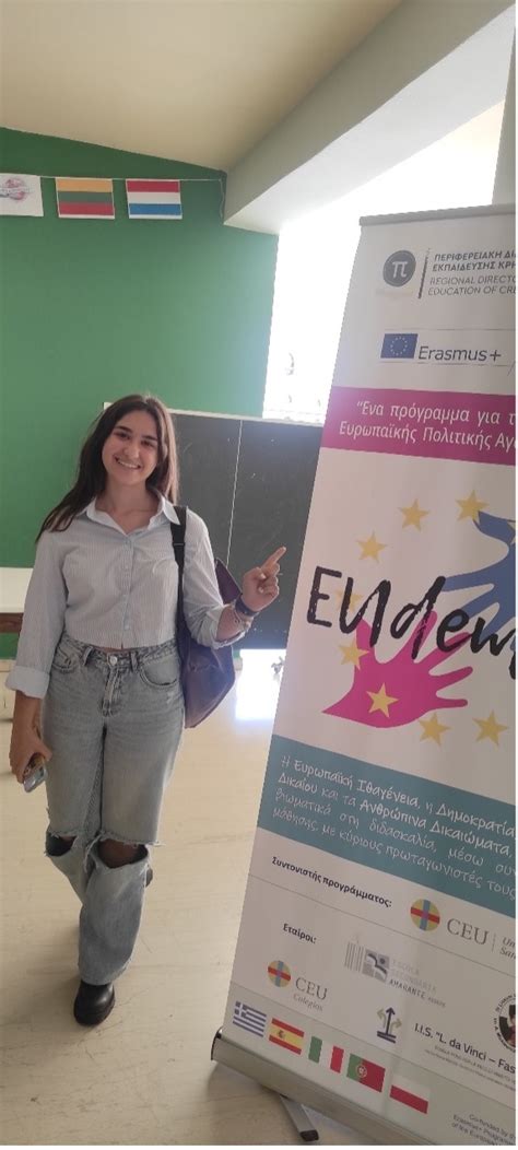 11th General Lyceum Of Heraklion Celebrates European Unity In Erasmus